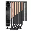 Jonsbo HX6250 processor-koellichaam/radiator 14 cm zwart 1 stk.