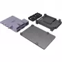 JOY-IT RPI CASE ALU07F - Behuizing voor Raspberry Pi 4, aluminium, ventilator, zwart (RB-ALUCASEP4+07FAN)