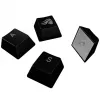 GLORIOUS GPBT backlit keycaps — ANSI-layout, PBT-materiaal, zwart