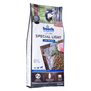 Droogvoer voor honden Bosch Light 12,5 kg — kip, junior, 13% eiwit, 10% vet, 12,5 kg zak