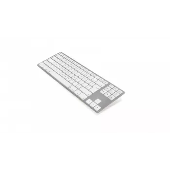 Toetsenbord Matias FK408BTS-UK Bluetooth tenkeyless aluminium zilver — UK-layout