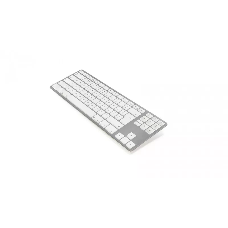 Toetsenbord Matias FK408BTS-UK Bluetooth tenkeyless aluminium zilver — UK-layout
