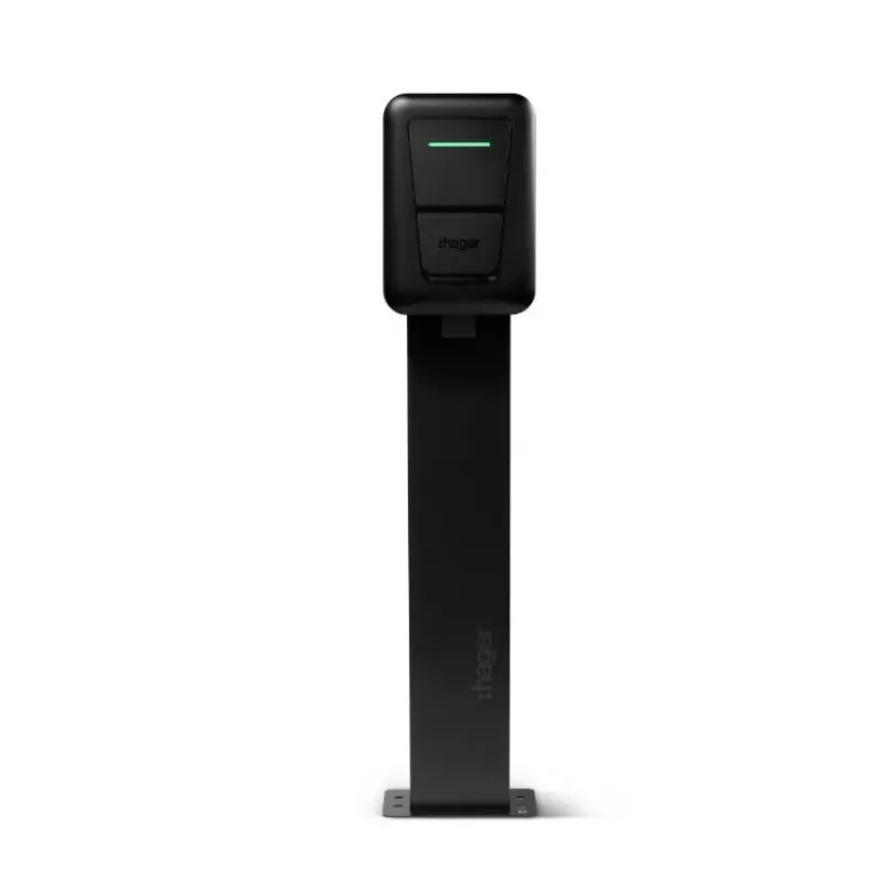 Wandgemonteerd EV-laadstation Hager witty one 11 kW 3-fasig met Type-2-stekker, RFID, Bluetooth, 4,5 m kabel, IP55, IK10