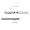 MacBook Air 15, zilver, M4 (10-CPU/10-GPU), 16 GB, 512 GB, Duits, 35W Dual USB-C Port voeding, MW1H3D/A