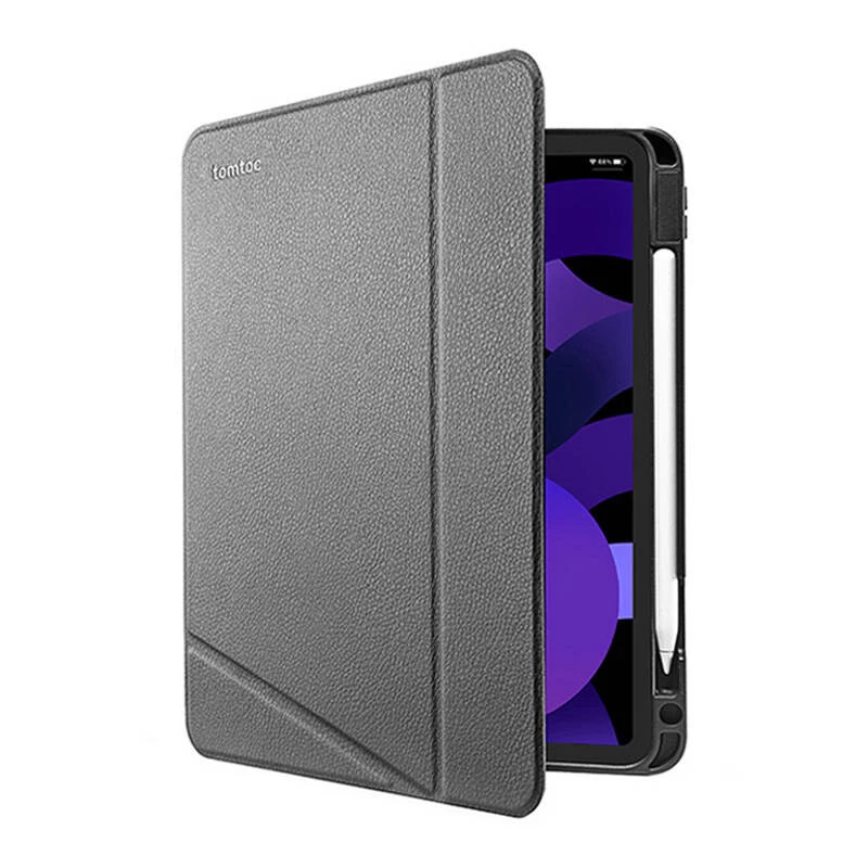 Tablethoes Tomtoc B50A2D1 voor 10,9-inch iPad, tri-mode beschermhoes (zwart)
