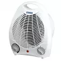 Elektrische heteluchtkachel NOVEEN FH03 — 2000 W, 2 standen, instelbare thermostaat, wit