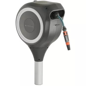 Vloerstand-trommel Gardena RollUp Automatic zwart grijs