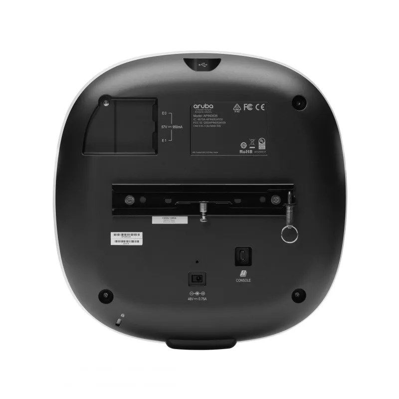 HPE - Aruba AP-535 (RW) - Campus - radiobasisstation ZigBee Bluetooth 5.0 ZigBee Bluetooth Wi-Fi 6 2,4 GHz 5 GHz