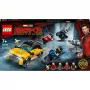 LEGO set Marvel Escape from the Ten Rings 76176 met minifiguren en voertuigen