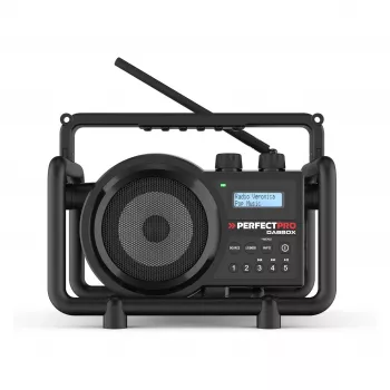 Perfectpro DABBOX bouwradio DAB+ FM AUX Bluetooth schokbestendig