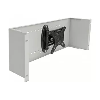 Montagearm voor flatscreen DeLOCK 19 inch monitorarm grijs 10 kg draagvermogen