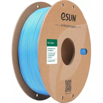 PLA BASIC 1,75mm lichtblauw 1kg ESUN 3D-filament (PLA-BASIC175Q-U1P1)