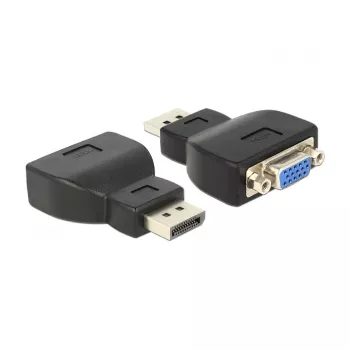 DeLOCK 65567 kabel, DisplayPort naar VGA, zwart