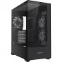 Sharkoon SK6 ARGB tower ATX zwart – mid-tower-ATX-behuizing met ARGB-verlichting en zijvenster van gehard glas