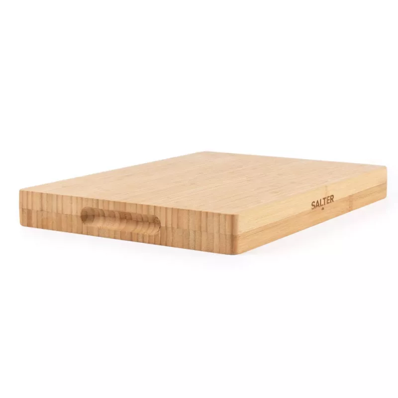 Snijplank Salter BW13307RD bamboe milieuvriendelijk design, rechthoekige snijplank