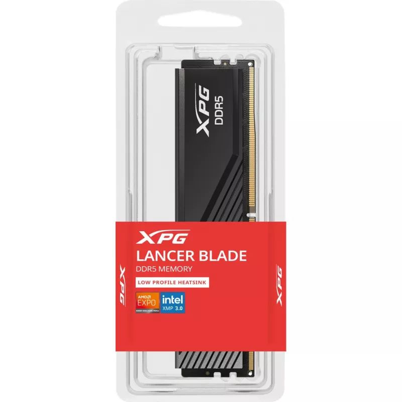 DIMM 16 GB DDR5-6000, geheugen zwart, AX5U6000C3616G-SLABBK, XPG Lancer Blade, INTEL XMP, AMD EXPO