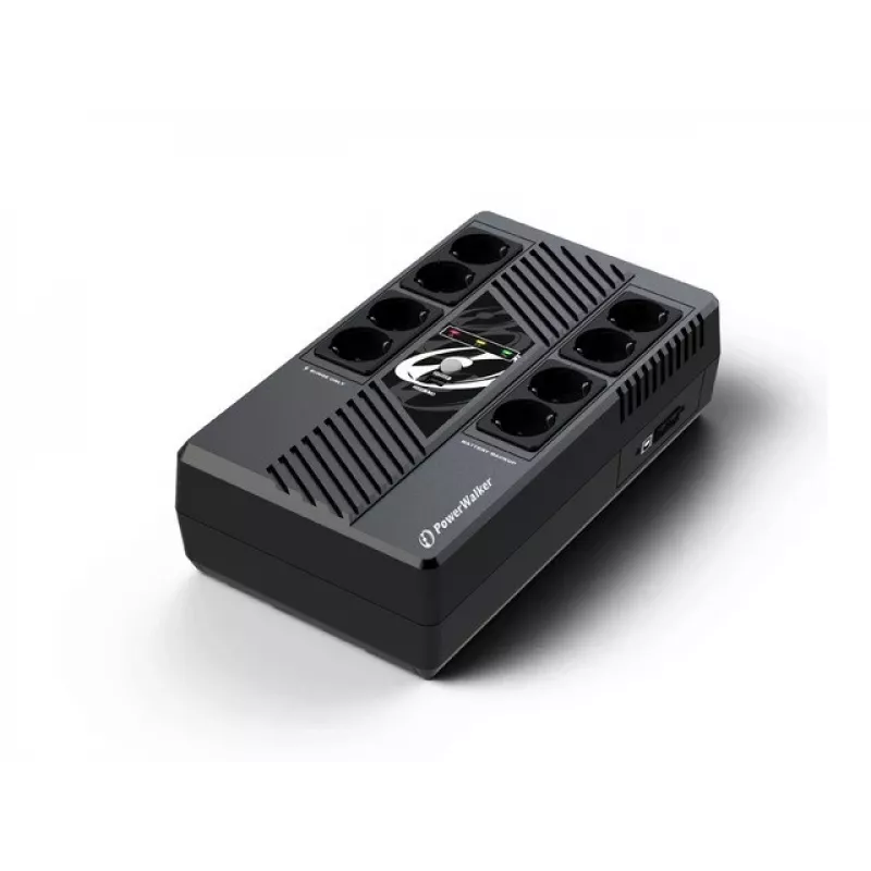 PowerWalker VI 600 MS FR UPS line-interactive 0,6 kVA 360 W 8 AC-uitgangen