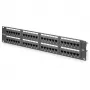 DIGITUS - Patchpanel - RJ-45 X 48 - grijs, RAL 7035 - 2U - 48 poorten (DN-91648U)