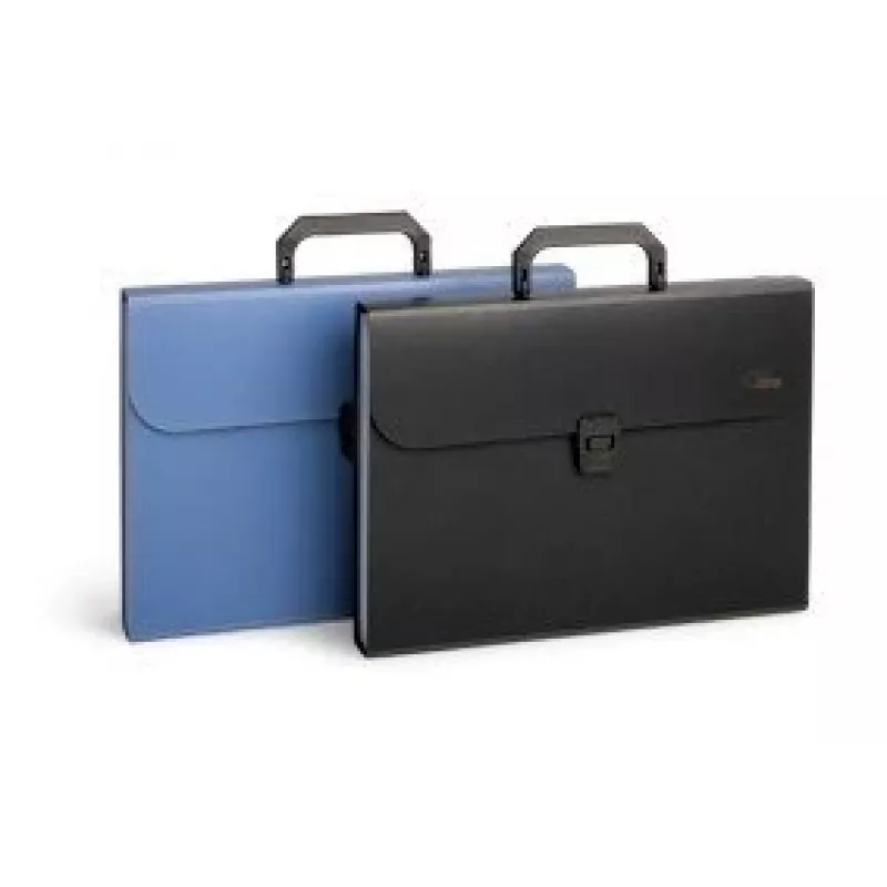 Documentenkoffer, documentenmap Forpus, A4, blauw, 12 + 1 vakken 0822-006