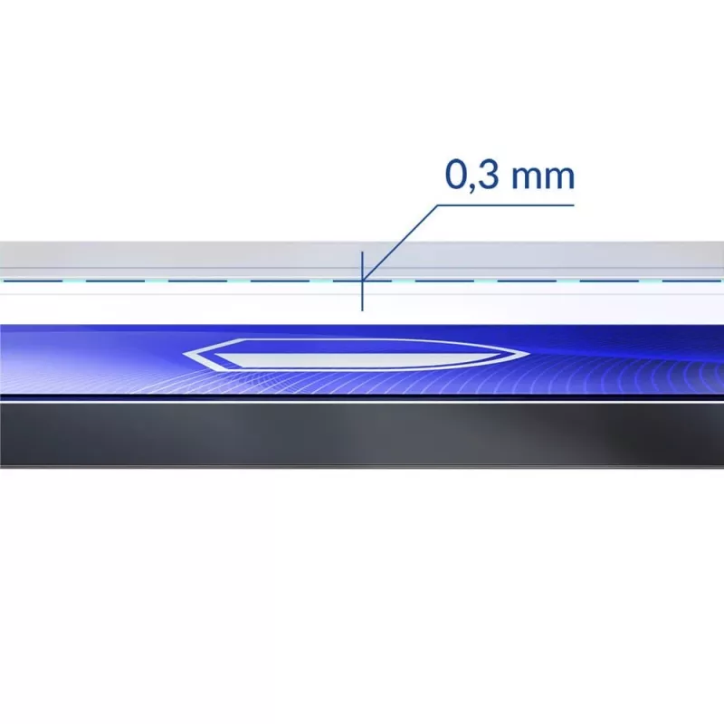 Geharde flexibele displaybescherming 3MK FlexibleGlass Pro voor Apple iPhone 15 – transparant, krasbestendig