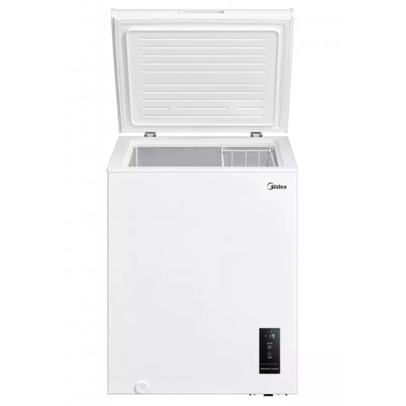 Vriezer Midea MDRC152FEE01, 99 L, energieklasse E, 85 cm hoogte, vrijstaand, wit
