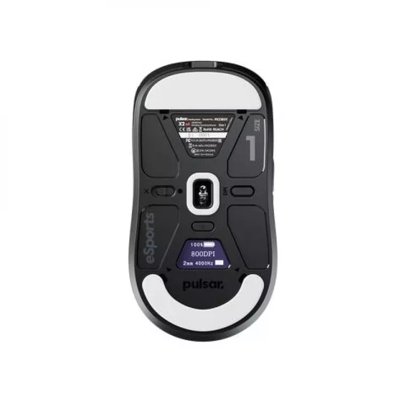 Muis USB Optical Wrl X2 V3/ES SIZE1 zwart PX23ES11 Pulsar