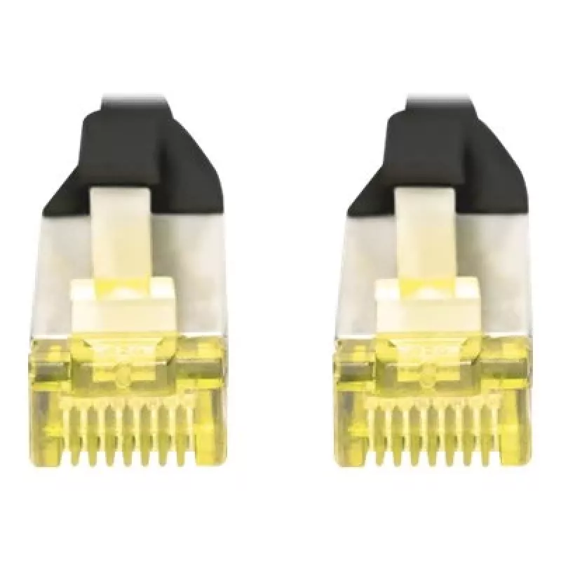 DIGITUS CAT 6A S/FTP patchkabel DK-1644-A-020-BL-10, 2 m, zwart, 10 stuks