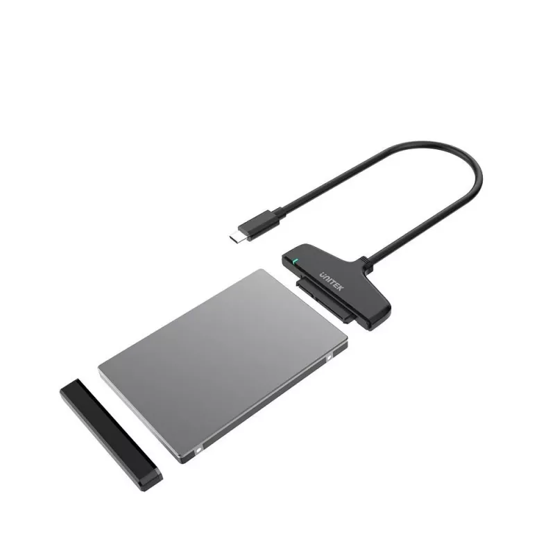UNITEK Y-1096A USB-C naar SATA III adapter voor 2,5-inch HDD/SSD