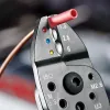 Knipex 97 21 215 kabelkrimptang krimpgereedschap zwart, blauw, rood