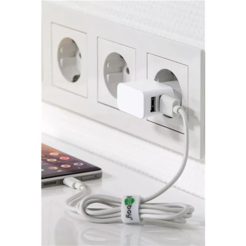 Goobay 44985 mobiele telefoonkabel wit
