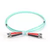 DIGITUS - patchkabel - ST multimode (M) - ST multimode (M) - 3 m - glasvezel - 50/125 µm - turquoise