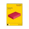 Beschermdoos DeLOCK 18374 voor 3,5-inch hdd rood