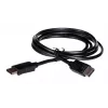 DisplayPort-kabel SAVIO CL-136, DisplayPort stekker–stekker, 2 m, DP 1.2, vergulde contacten, zwart