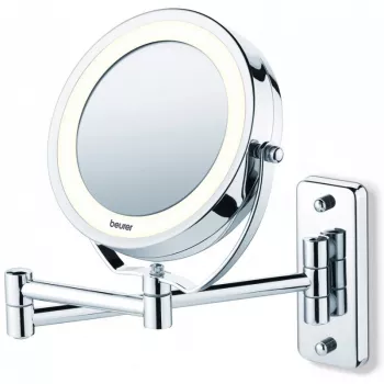 Verlichte cosmeticaspiegel Beurer BS59 diameter 11 cm zilver