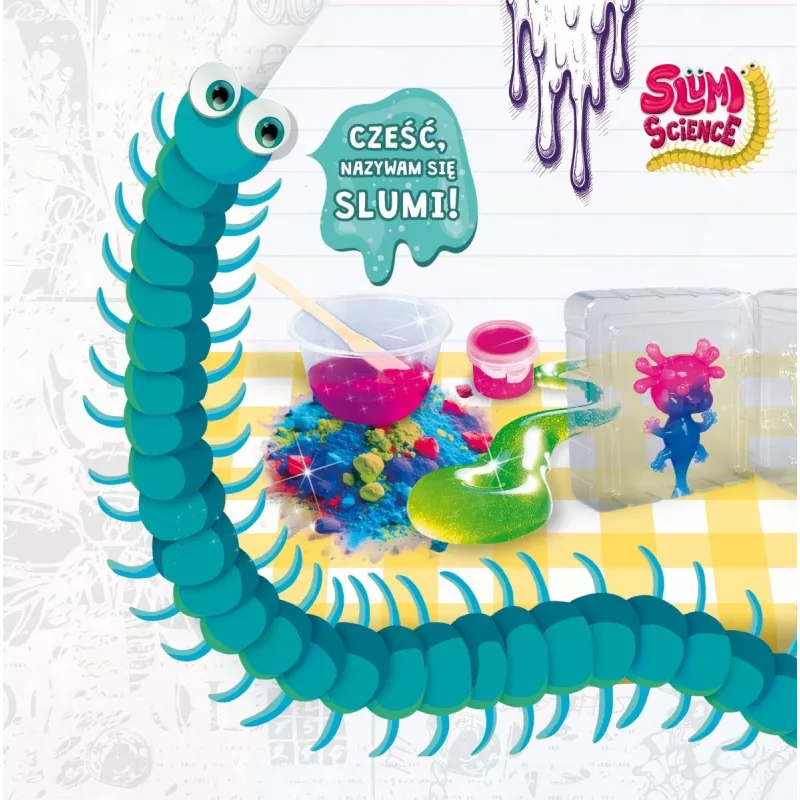 Handsqueezer Liscianigiochi Slumi Science Axolotl model 304-PL110322 voor educatief spelen