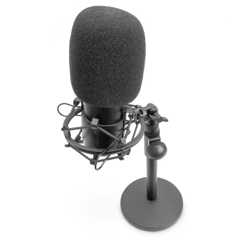 USB-condensatormicrofoon, studiomodel zwart