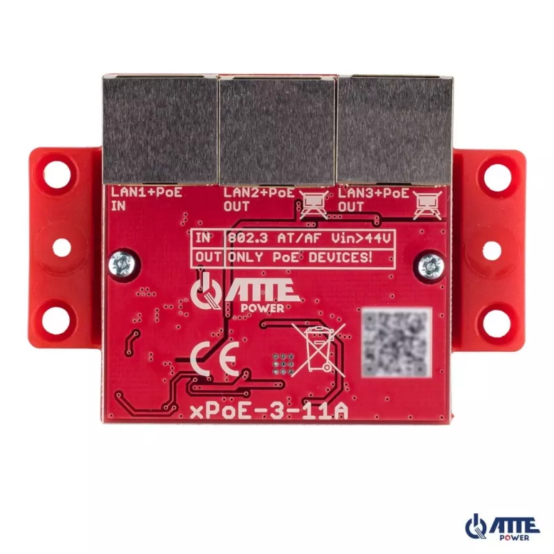 3-poorts PoE-switch ATTE xPoE-3-11A