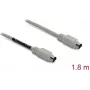 PS/2-kabel DELOCK 87235 – 6-polige mini-DIN naar 6-polige mini-DIN, 1,8 m, beige