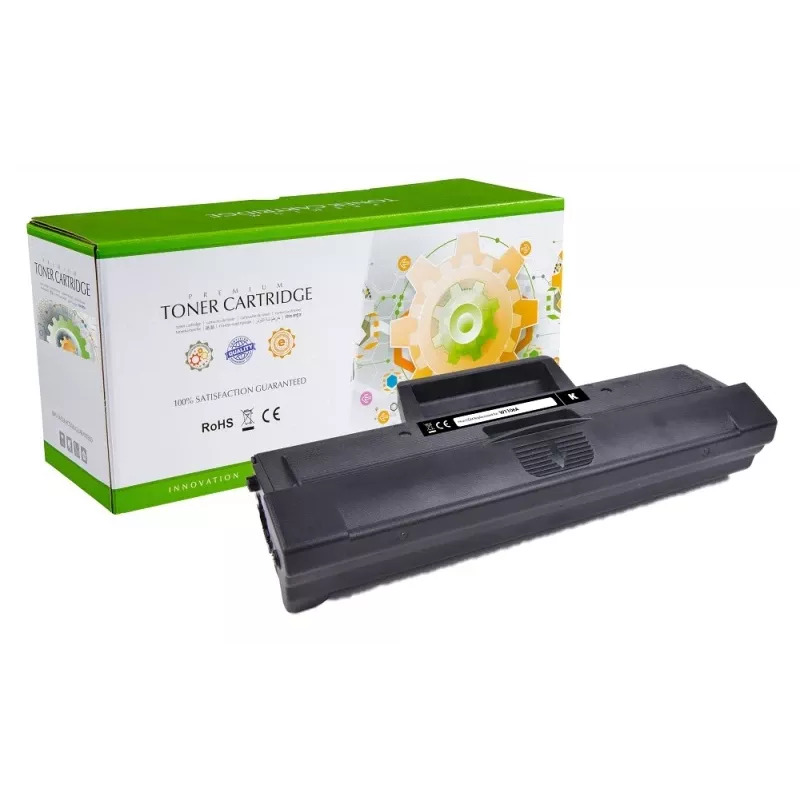 Static Control compatibele HP 106A (W1106A) tonercartridge met chip, zwart