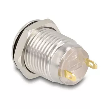 Drukknop-paneel DeLOCK 20983 zilver 230V 3A
