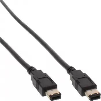 InLine FireWire 400 1394-kabel 6-pins stekker/stekker 5 m