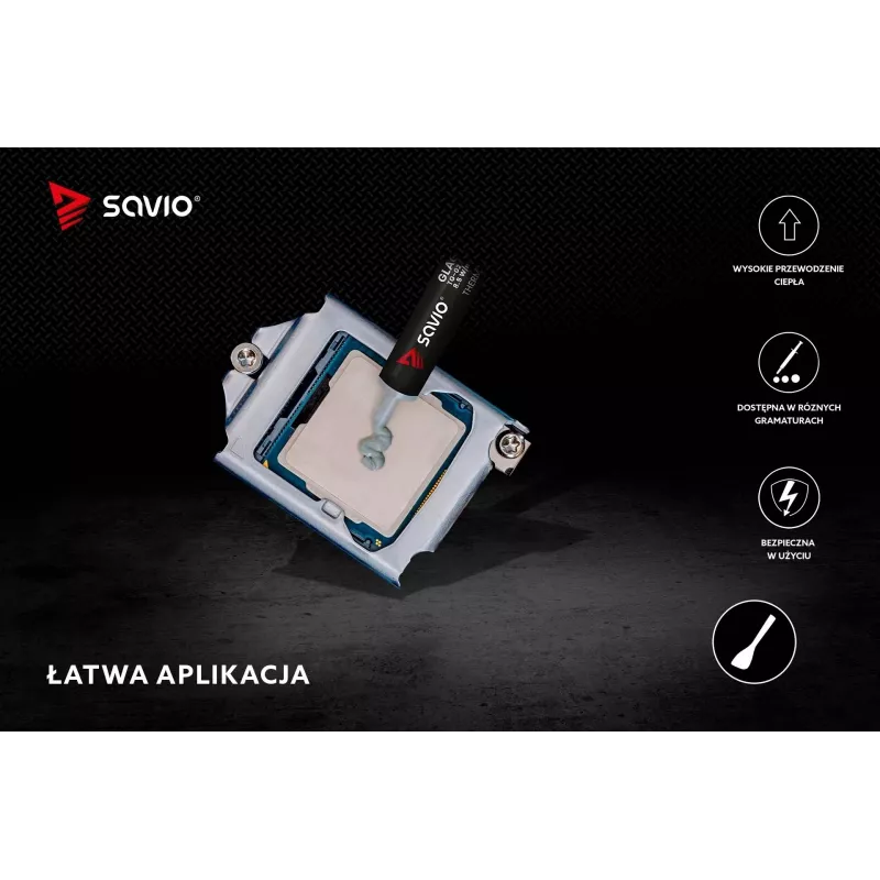 Warmtegeleidingspasta SAVIO TG-02 8,5 W/mK 2 g
