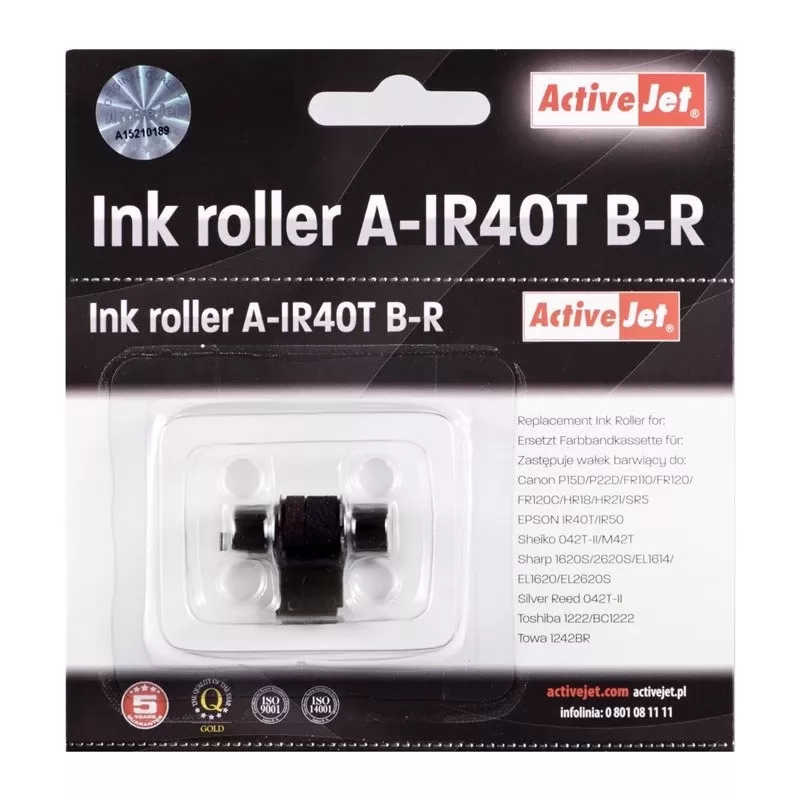 Printer-inktrol ActiveJet A-IR40T voor inkjetprinters, Supreme-uitvoering, rode afdruk, 5-pack