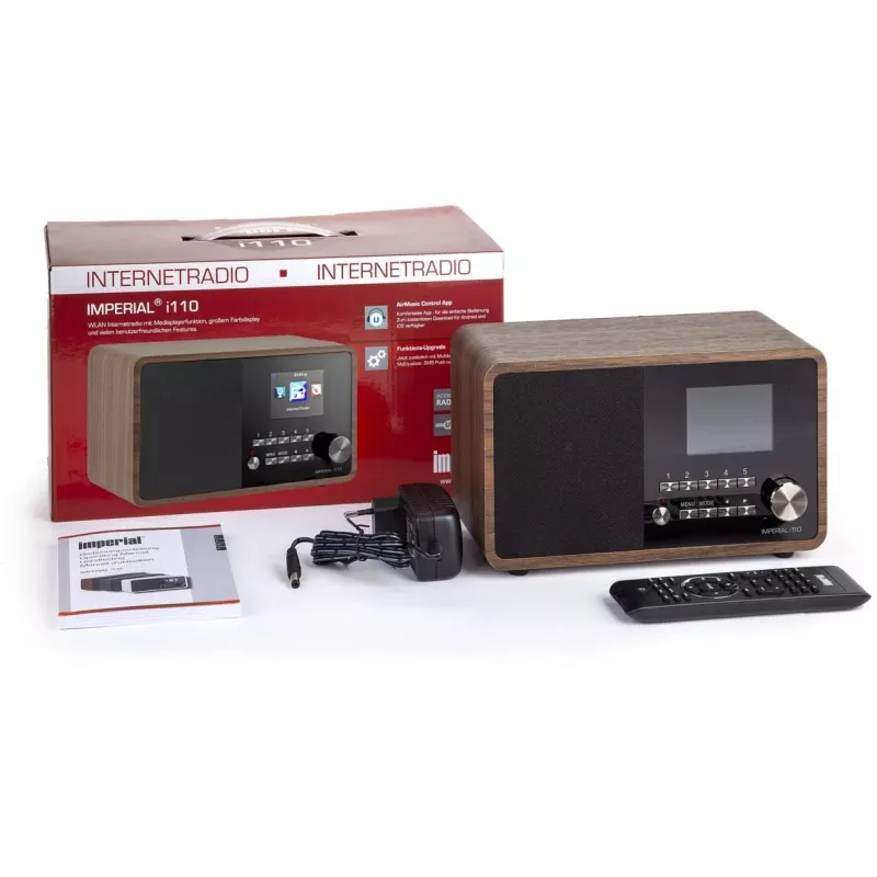Imperial DABMAN i110 WLAN-internetradio, houtlook