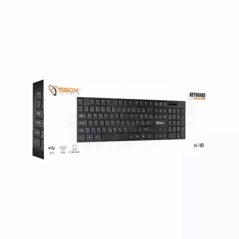 Sbox K-18US zwart