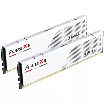 G.Skill Flare X5 F5-6000J2836G32GX2-FX5W, 64 GB, 2 x 32 GB, DDR5, 6000 MHz, 288-... - G.Skill Flare X5 F5-6000J2836G32GX2-FX5W. Component voor: pc