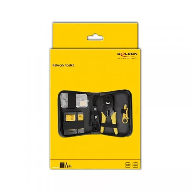 Netwerktoolkit voor RJ45 en RJ11 DeLOCK 86696