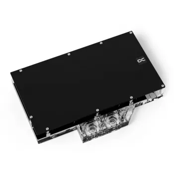 Backplate Alphacool 13463 acryl aluminium zwart 145,2 mm