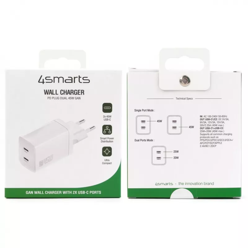 Oplader indoor 4smarts 540400
