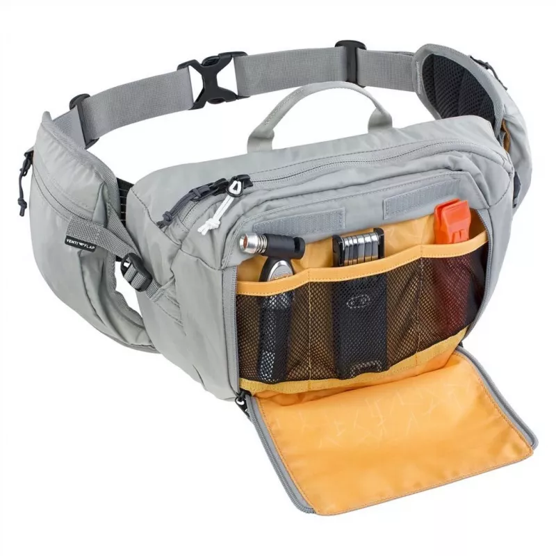 EVOC Hip Pack heuptas mesh nylon ripstop grijs 3L unisex